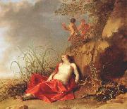 LISSE, Dirck van der Sleeping Nymph sg oil painting artist